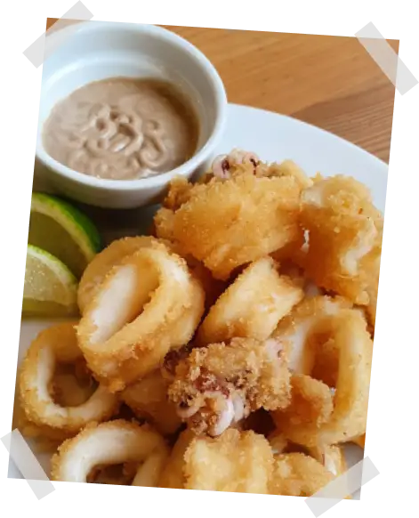 Ración de calamares de Euskalifornia