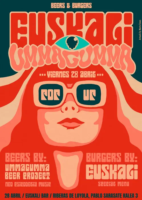 Cartel de concierto de Euskalifornia3