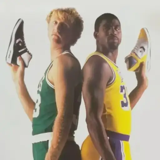 Magic Johnson y Larry Bird